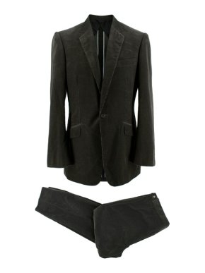 Kilgour Savile Row Grey Corduroy Bespoke Suit