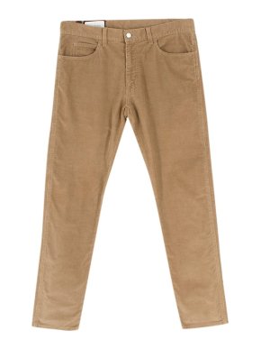 Gucci Velvet Corduroy Camel Trousers