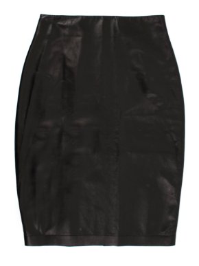 Tom Ford Lambskin Black Pencil Skirt