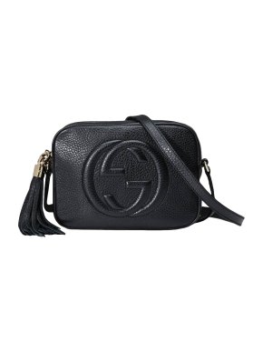 Gucci Soho small black leather Disco bag
