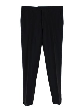 Raf Simons Straight Leg Wool & Mohair Pants