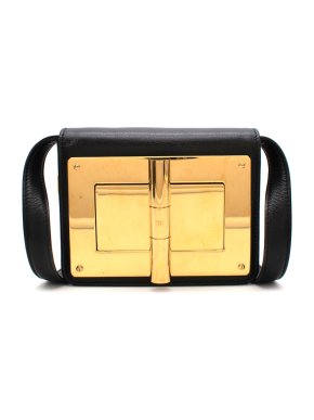 Tom Ford Small Black Natalia Crossbody Bag