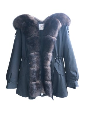Thomas Bieber Fur Rabbit & Fox Fur Trim Parka