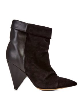 Isabel Marant Andrew black suede & leather ankle boots