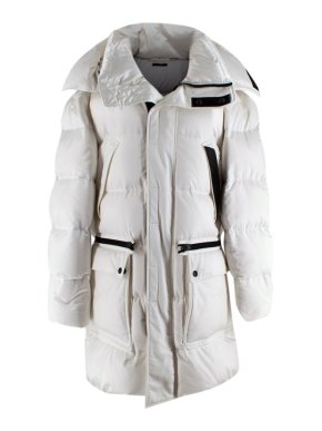 Tom Ford Men's White Oversized Puffer Jacket