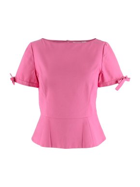 Christian Dior Fuchsia Pink Cotton Top