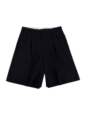 Comme Des Garcon Navy Oversized Shorts