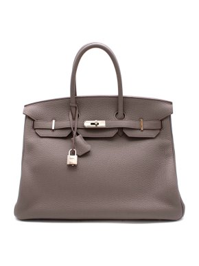 Hermes Hermès Birkin 35 in Etain Togo Leather PHW