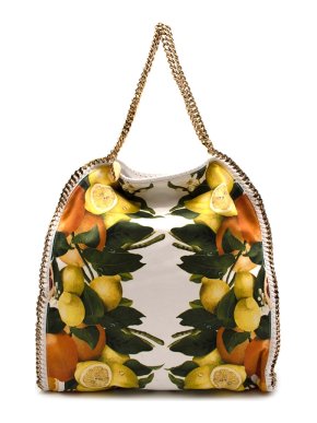 Stella McCartney Falabella Citrus Print Tote with Coin Purse