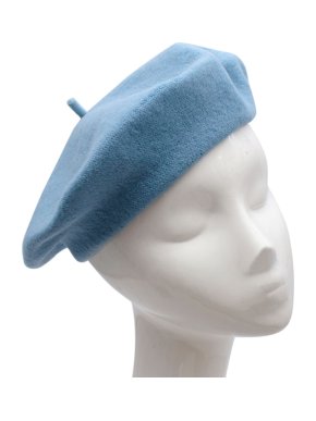 Lola Cashmere Blue Beret