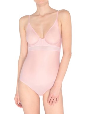Stella McCartney Grace pink glowing bodysuit