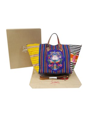 Christian Louboutin Mexicaba multicoloured tote bag