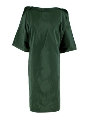 Bottega Veneta Emerald Green Silk Open Back Dress