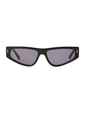Stella McCartney Black Cat-eye bio-acetate Squared Sunglasses