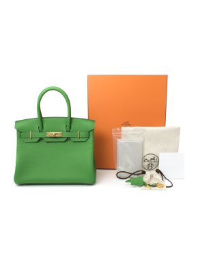 Hermes Bambou Birkin 30 GHW - D 2019