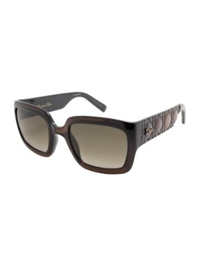 Christian Dior brown ombre effect square sunglasses