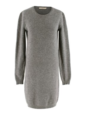Stella McCartney Grey Wool & Cashmere Jumper Dress