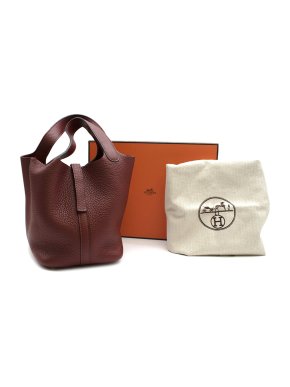 Hermes Rouge H Togo Picotin 18 2006 [J]