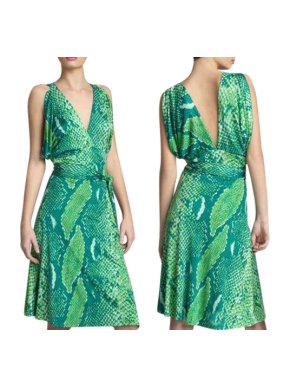 Diane Von Furstenberg Python Print Suron Dress