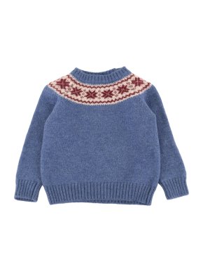 Pepa London Blue Knitted Wool Jumper