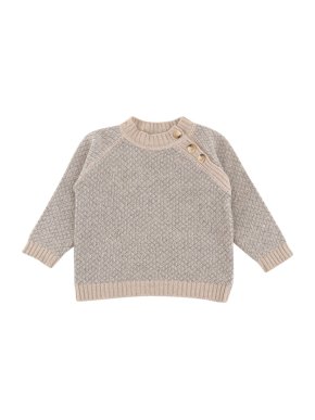 Il Gufo Taupe Knit Jumper