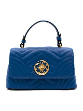 Pierre Cardin Electric Blue Small Quilted Handle Bag