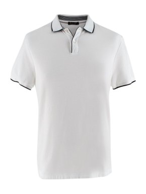 Loro Piana White Soft Cotton Polo Top