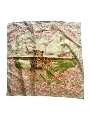 Salvatore Ferragamo silk leopard scarf