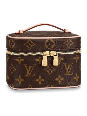 Louis Vuitton Nice Nano Brown Monogram Travel Case