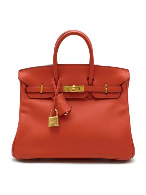 Hermes Swift Leather Capucine Birkin 25 GHW - A 2017