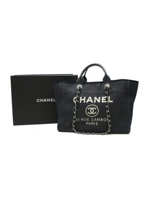 Chanel Deauville Denim Tote Bag
