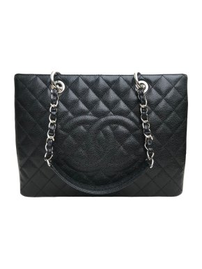 Chanel Black Caviar Leather GST