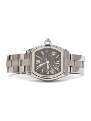Cartier Roadster Stainless Steel 38mm Black Dial Watch