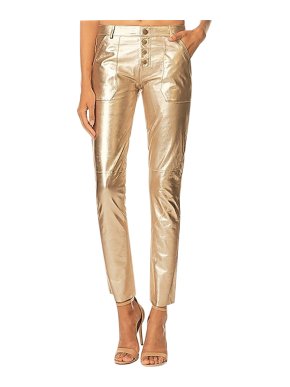 Ba&Sh Gold Tone Yuca Pants