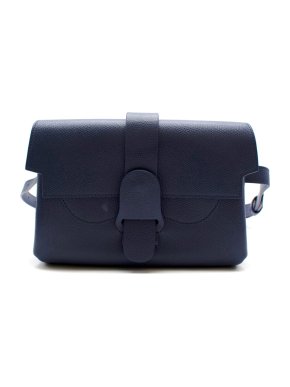 Senreve Blue Dolce Leather Aria Belt Bag