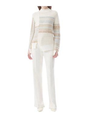 3.1 Phillip Lim Fairisle Patchwork Wool sweater