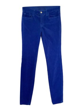 J Brand Blue Velour Skinny Jeans, size 28