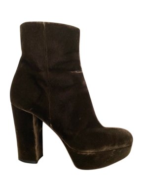 Gianvito Rossi Foley Velvet Boots