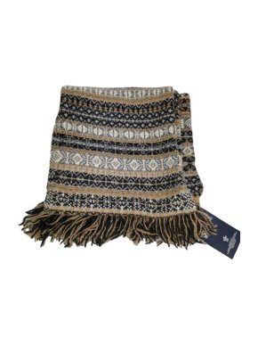 Johnstons of Elgin Fair Isle Cashmere & Wool Blend XL Scarf