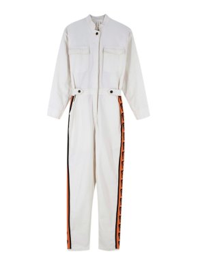 Lisou X Spry Off-White Cotton Boilersuit