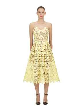 Self Portrait Yellow Azaelea Dress