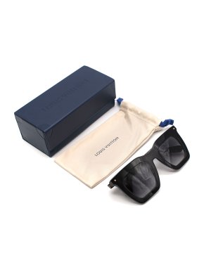 Louis Vuitton Black Square Oversize Sunglasses