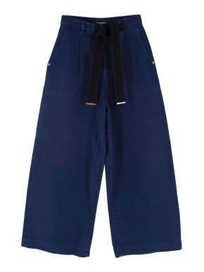 Chanel Navy Denim Culottes