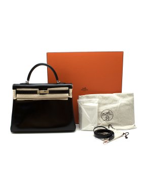 Hermes Black Box Calf Kelly 35 2009 - Never worn M