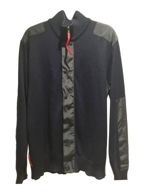 Prada Sport Navy Cardigan