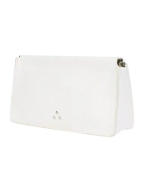 Jerome Dreyfuss White Clic Clac Clutch