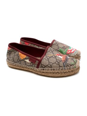 Gucci GG Supreme Floral Canvas Espadrilles