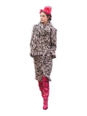 New Chanel 11K$ tweed coat and large scarf