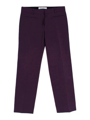 GChristian Dior Purple Tailored High Waisted Trousers