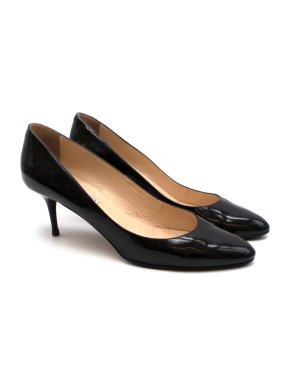 Jimmy Choo Black Patent Leather Pumps